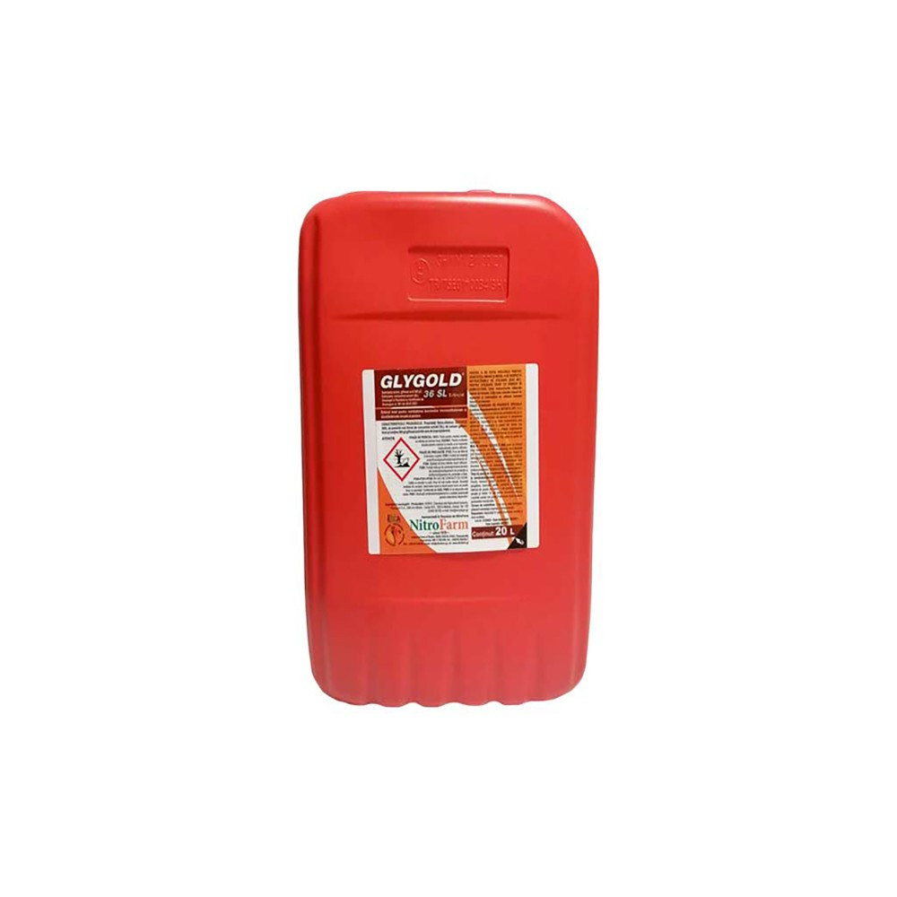 Glygold 36 SL 20L  – Erbicid total cu Glifosat 360 g/L pentru livezi, viță de vie și terenuri agricole